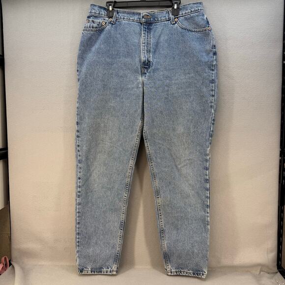 Levi's 522 Jeans Women's 18M  Blue Tapered Fit High Rise Vintage Made in the USA - Picture 1 of 12
